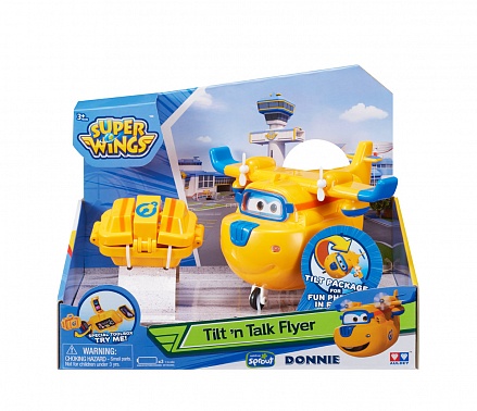 Super Wings. Самолет  Донни с чемоданчиком, свет, звук из серии Супер Крылья 